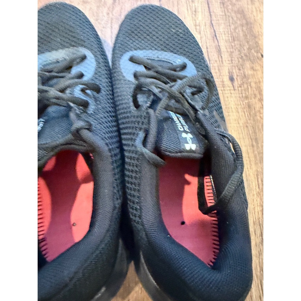 Under Armour Charged Pursuit 3 Black Running Shoes Men's Size‎ 10 - Picture 5 of 7
